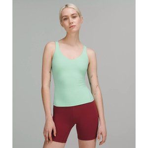 Lululemon Waist Length Align Tank in Wild Mint